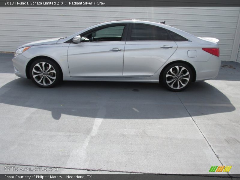 Radiant Silver / Gray 2013 Hyundai Sonata Limited 2.0T