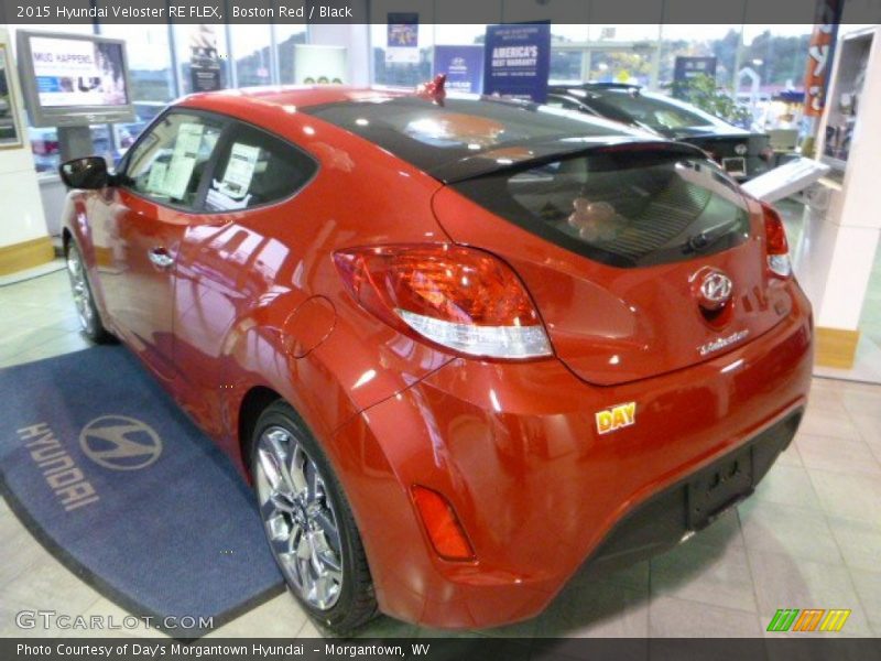 Boston Red / Black 2015 Hyundai Veloster RE FLEX