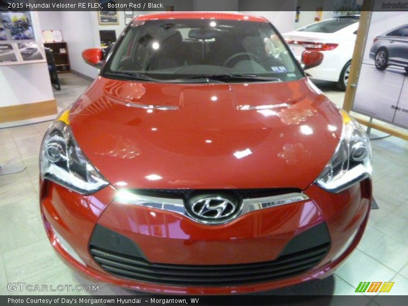 Boston Red / Black 2015 Hyundai Veloster RE FLEX