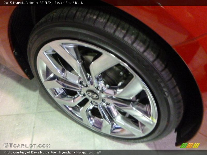 Boston Red / Black 2015 Hyundai Veloster RE FLEX