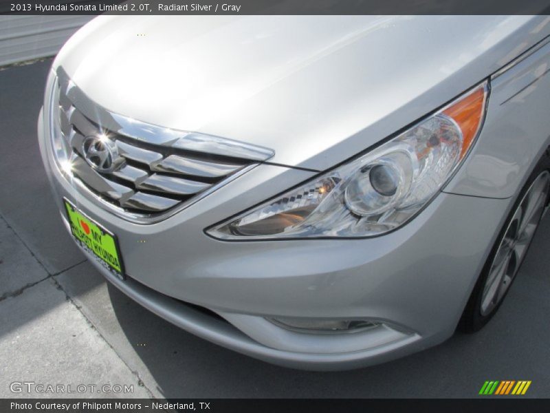 Radiant Silver / Gray 2013 Hyundai Sonata Limited 2.0T