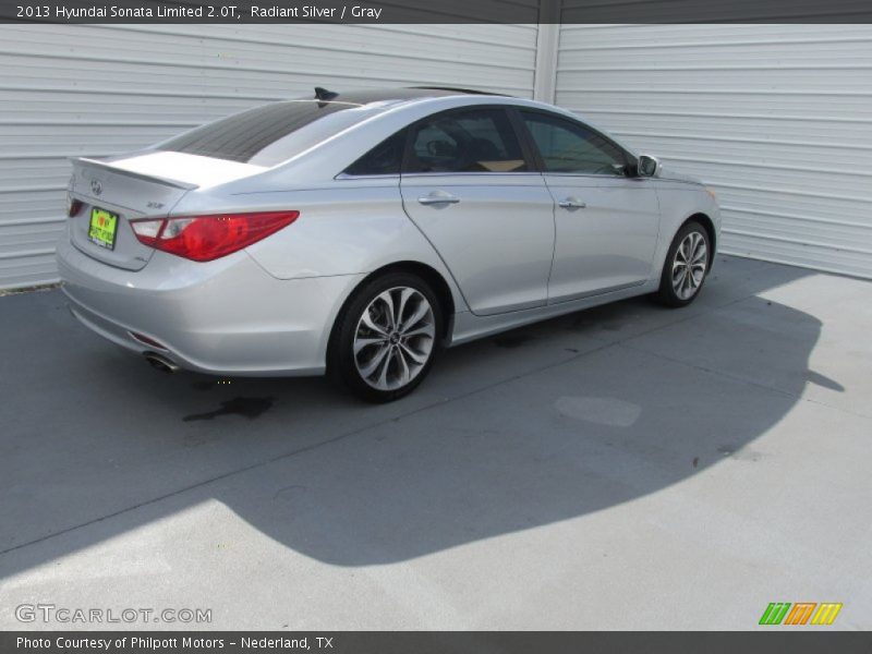 Radiant Silver / Gray 2013 Hyundai Sonata Limited 2.0T