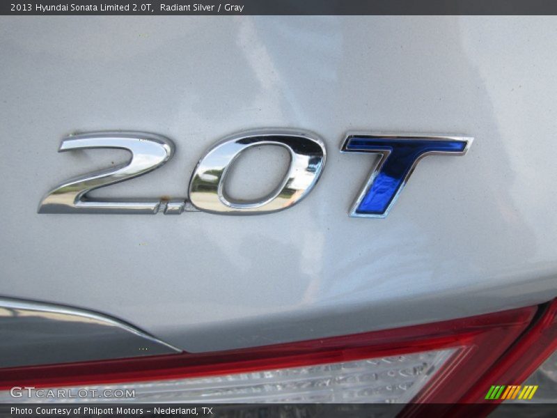 Radiant Silver / Gray 2013 Hyundai Sonata Limited 2.0T