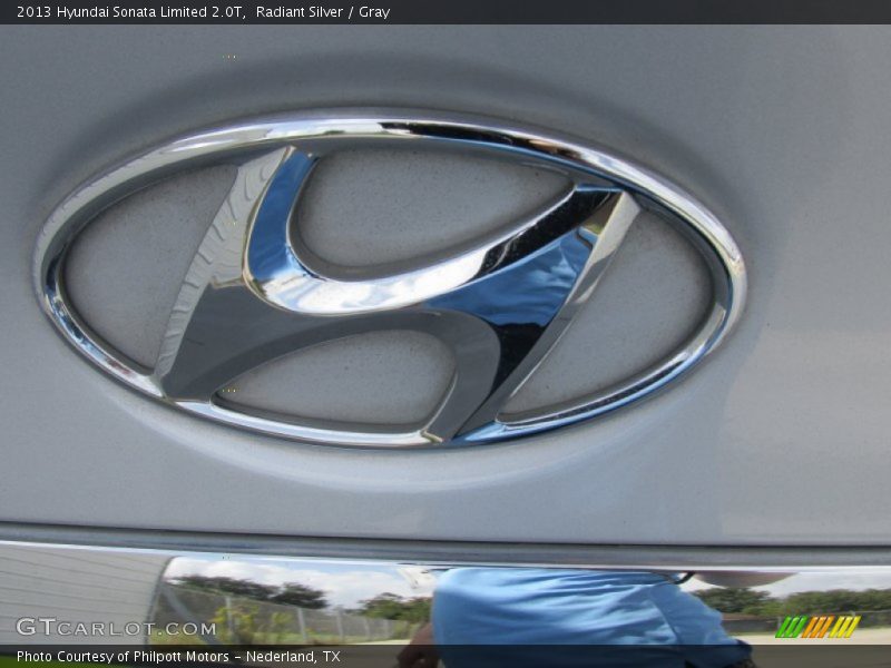 Radiant Silver / Gray 2013 Hyundai Sonata Limited 2.0T