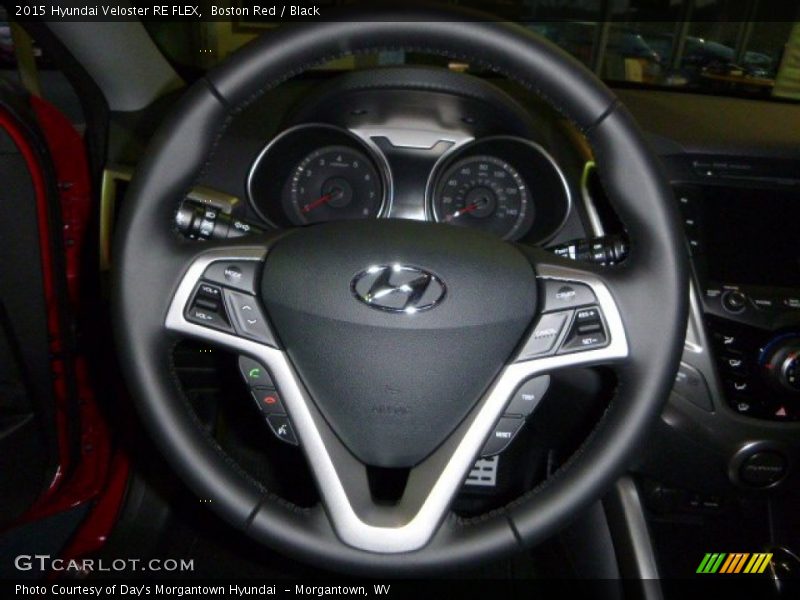 Boston Red / Black 2015 Hyundai Veloster RE FLEX