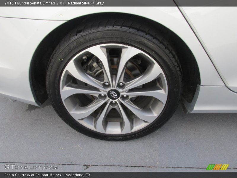Radiant Silver / Gray 2013 Hyundai Sonata Limited 2.0T