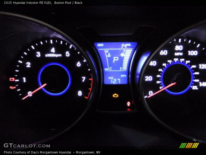 Boston Red / Black 2015 Hyundai Veloster RE FLEX