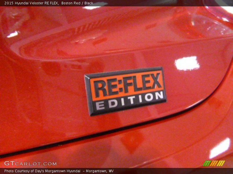 Boston Red / Black 2015 Hyundai Veloster RE FLEX