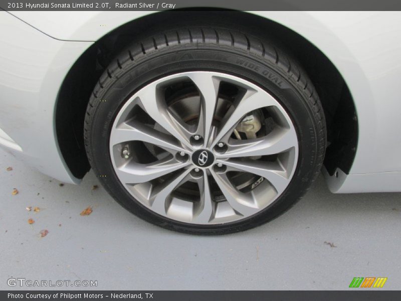 Radiant Silver / Gray 2013 Hyundai Sonata Limited 2.0T