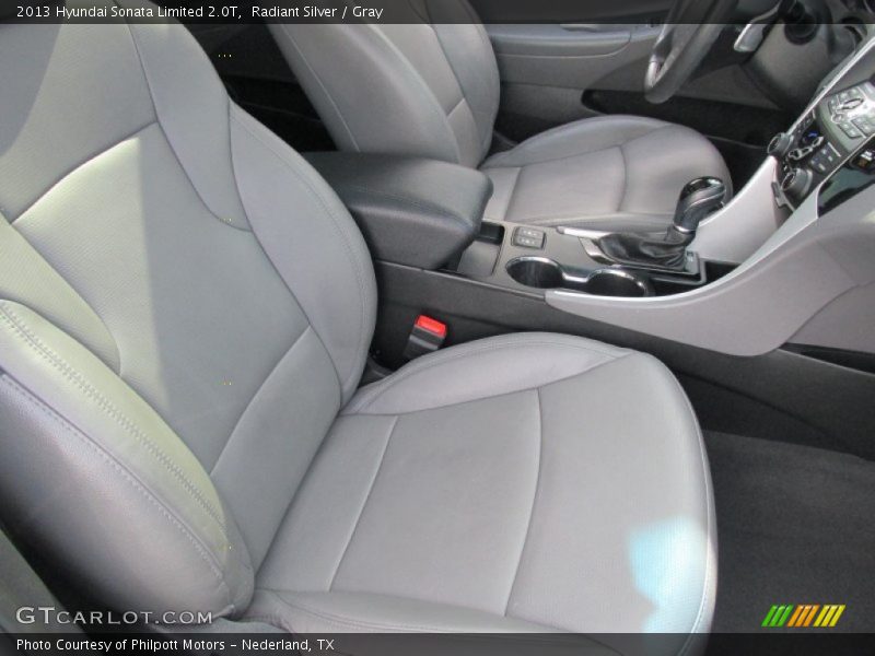 Radiant Silver / Gray 2013 Hyundai Sonata Limited 2.0T