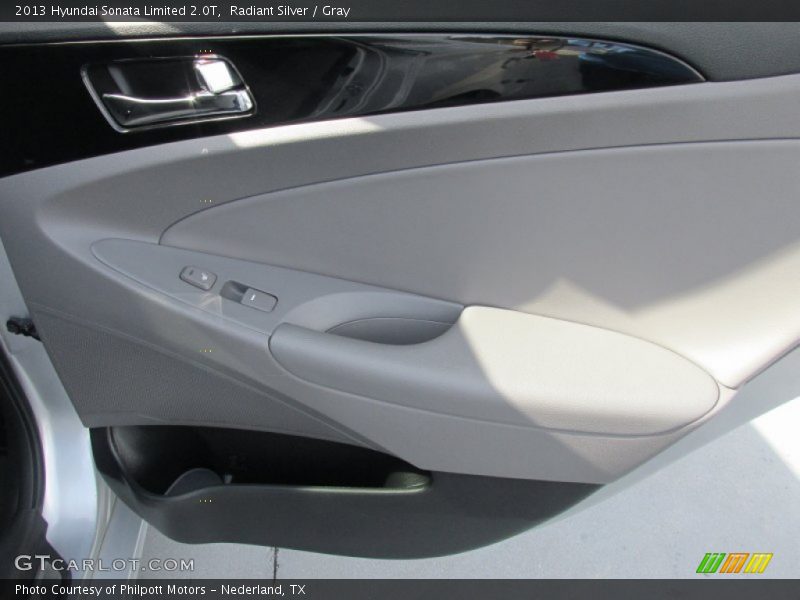 Radiant Silver / Gray 2013 Hyundai Sonata Limited 2.0T