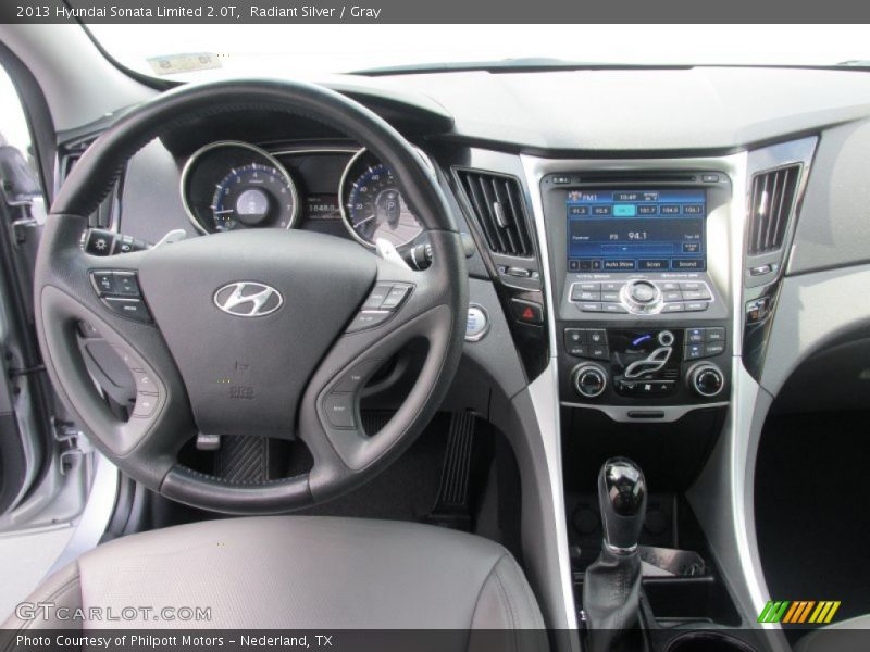 Radiant Silver / Gray 2013 Hyundai Sonata Limited 2.0T