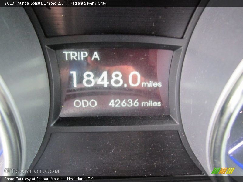 Radiant Silver / Gray 2013 Hyundai Sonata Limited 2.0T