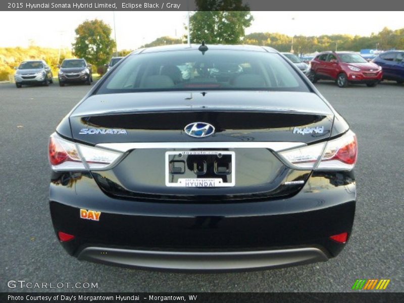 Eclipse Black / Gray 2015 Hyundai Sonata Hybrid Limited