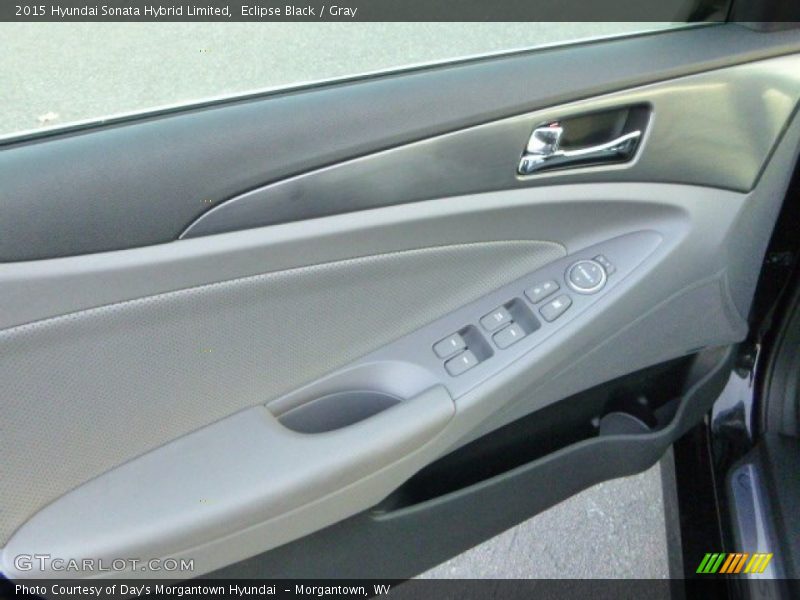 Eclipse Black / Gray 2015 Hyundai Sonata Hybrid Limited