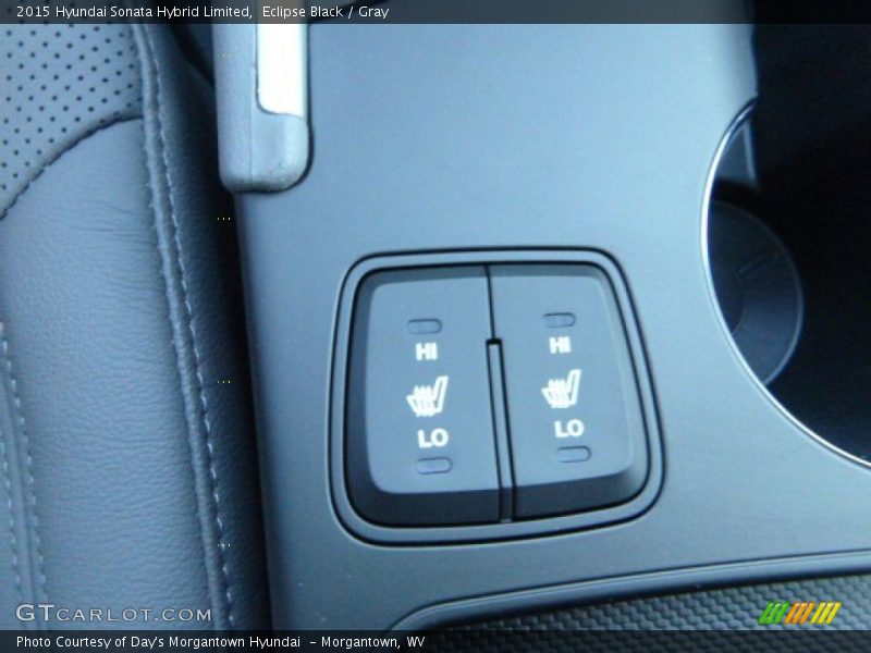Eclipse Black / Gray 2015 Hyundai Sonata Hybrid Limited