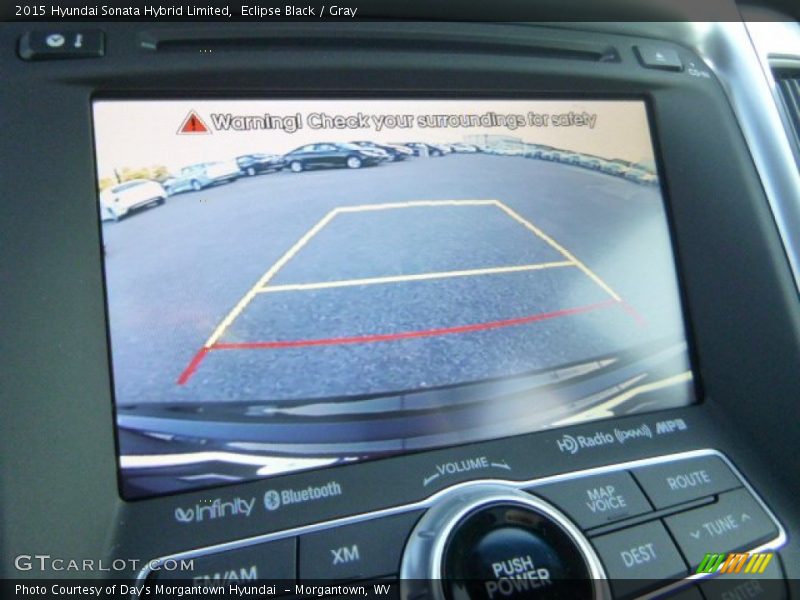 Eclipse Black / Gray 2015 Hyundai Sonata Hybrid Limited