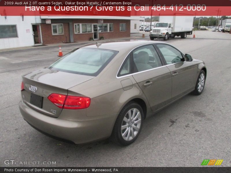 Dakar Beige Metallic / Cardamom Beige 2009 Audi A4 2.0T quattro Sedan