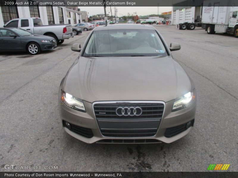 Dakar Beige Metallic / Cardamom Beige 2009 Audi A4 2.0T quattro Sedan