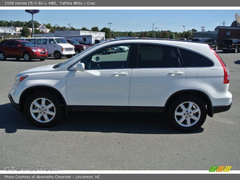 Taffeta White / Gray 2008 Honda CR-V EX-L 4WD