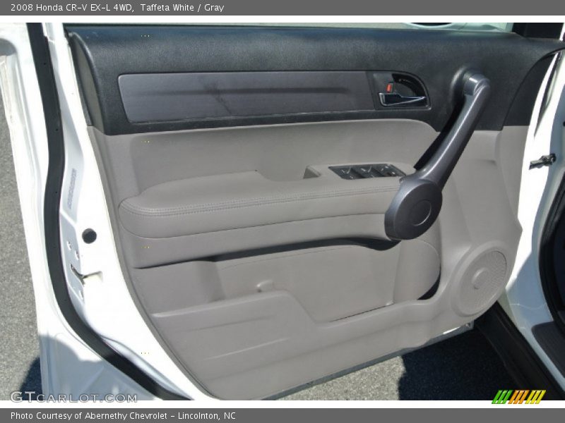 Taffeta White / Gray 2008 Honda CR-V EX-L 4WD