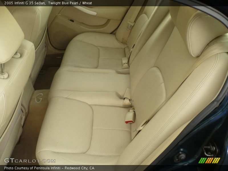 Twilight Blue Pearl / Wheat 2005 Infiniti G 35 Sedan