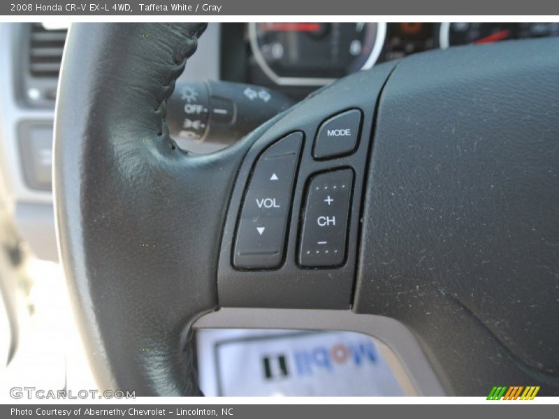 Taffeta White / Gray 2008 Honda CR-V EX-L 4WD