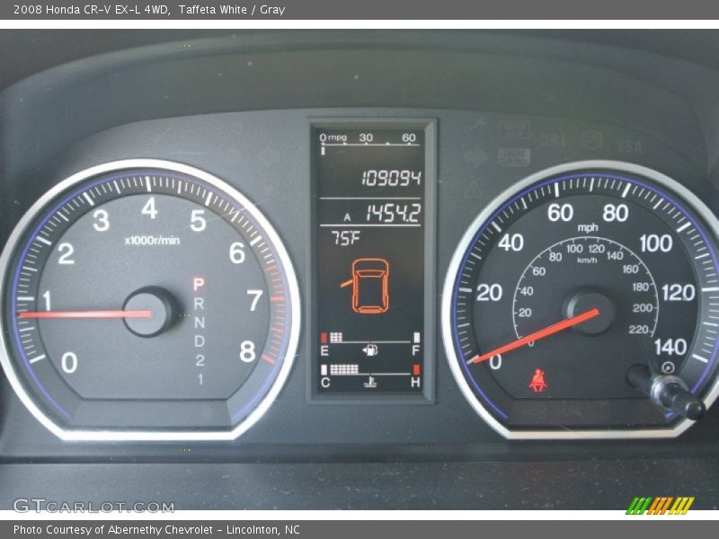 Taffeta White / Gray 2008 Honda CR-V EX-L 4WD