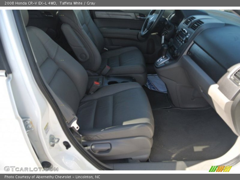 Taffeta White / Gray 2008 Honda CR-V EX-L 4WD