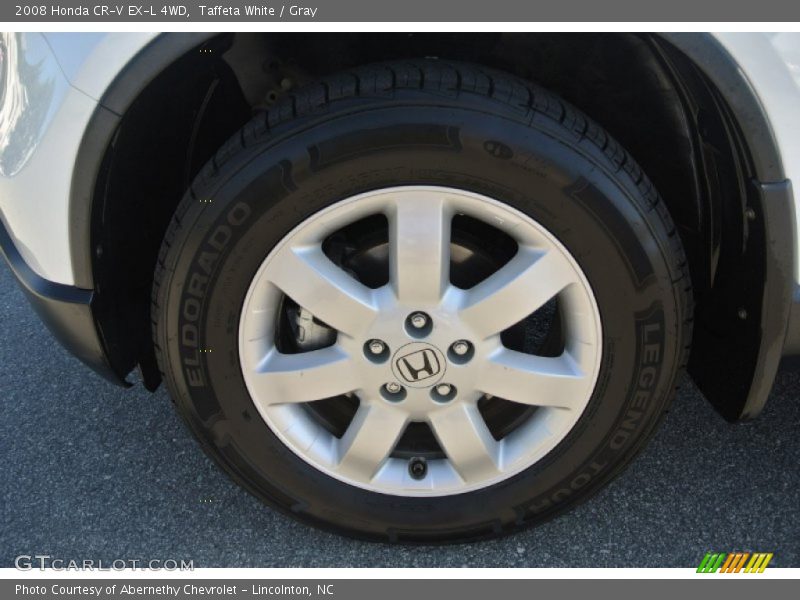 Taffeta White / Gray 2008 Honda CR-V EX-L 4WD