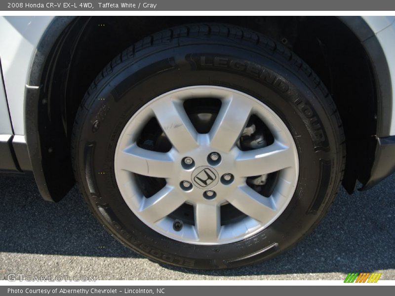 Taffeta White / Gray 2008 Honda CR-V EX-L 4WD