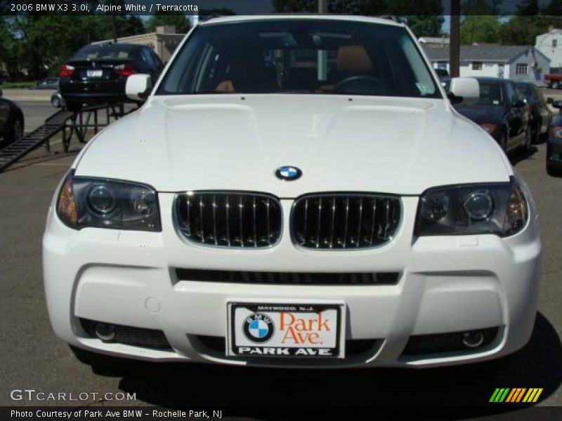 Alpine White / Terracotta 2006 BMW X3 3.0i