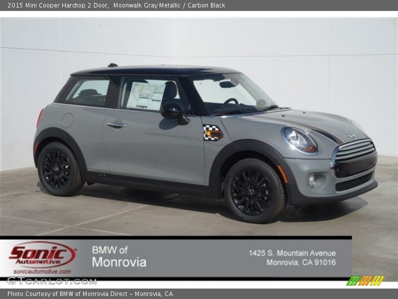 Moonwalk Gray Metallic / Carbon Black 2015 Mini Cooper Hardtop 2 Door