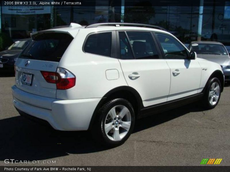 Alpine White / Terracotta 2006 BMW X3 3.0i