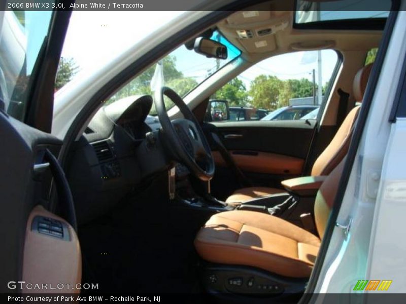 Alpine White / Terracotta 2006 BMW X3 3.0i