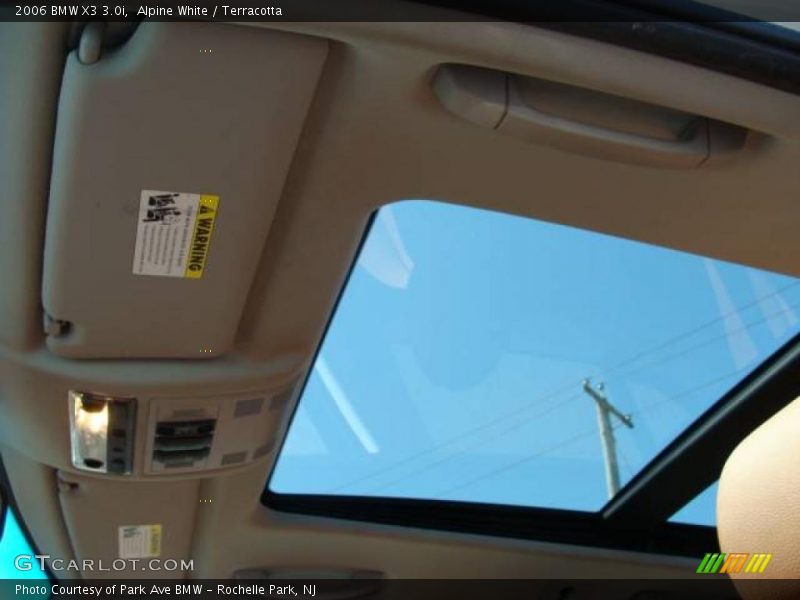 Alpine White / Terracotta 2006 BMW X3 3.0i