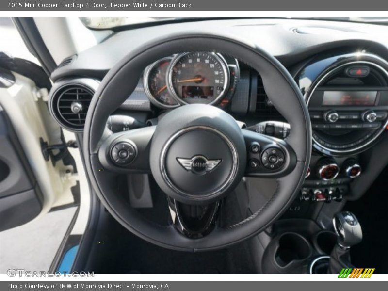 Pepper White / Carbon Black 2015 Mini Cooper Hardtop 2 Door