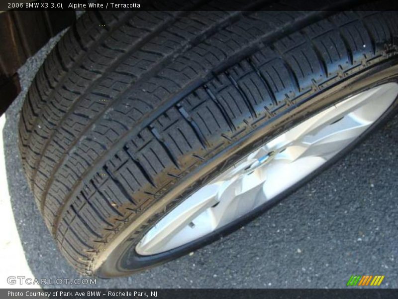Alpine White / Terracotta 2006 BMW X3 3.0i