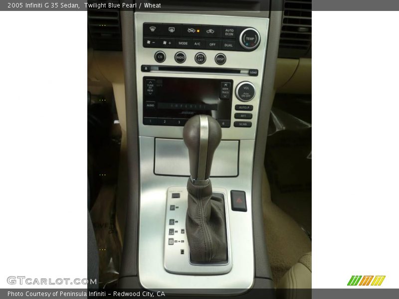 Twilight Blue Pearl / Wheat 2005 Infiniti G 35 Sedan