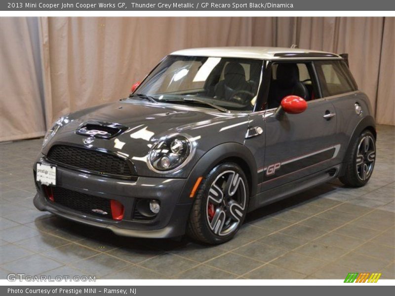 Thunder Grey Metallic / GP Recaro Sport Black/Dinamica 2013 Mini Cooper John Cooper Works GP