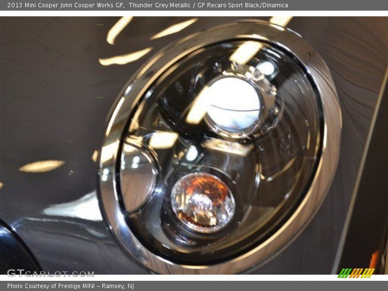 Thunder Grey Metallic / GP Recaro Sport Black/Dinamica 2013 Mini Cooper John Cooper Works GP