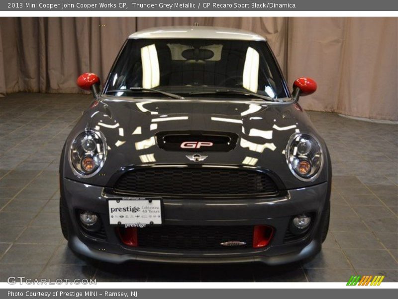 Thunder Grey Metallic / GP Recaro Sport Black/Dinamica 2013 Mini Cooper John Cooper Works GP