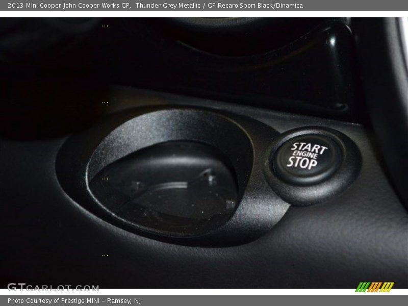 Thunder Grey Metallic / GP Recaro Sport Black/Dinamica 2013 Mini Cooper John Cooper Works GP