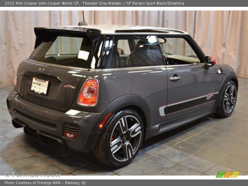 Thunder Grey Metallic / GP Recaro Sport Black/Dinamica 2013 Mini Cooper John Cooper Works GP