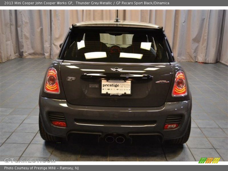 Thunder Grey Metallic / GP Recaro Sport Black/Dinamica 2013 Mini Cooper John Cooper Works GP