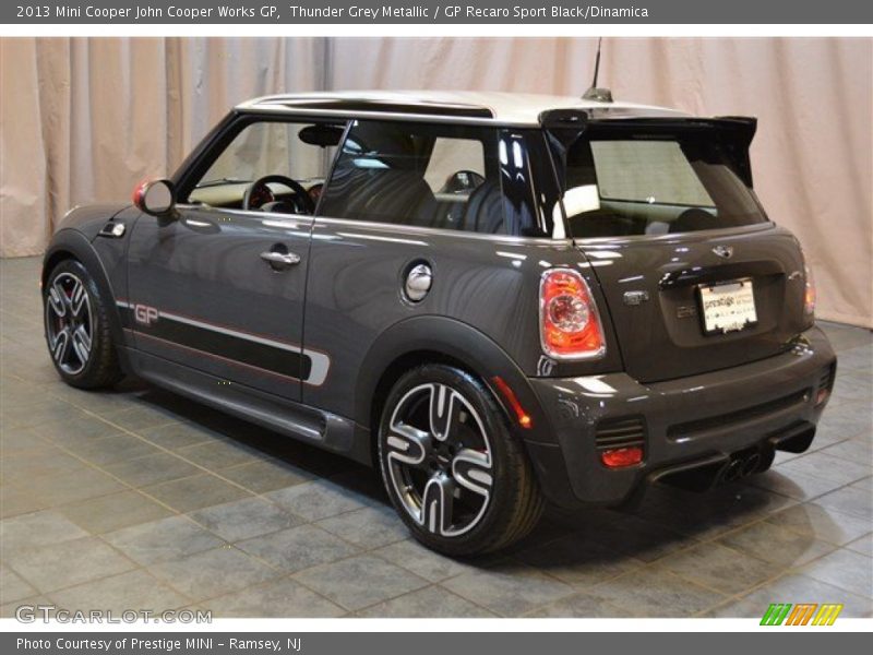 Thunder Grey Metallic / GP Recaro Sport Black/Dinamica 2013 Mini Cooper John Cooper Works GP
