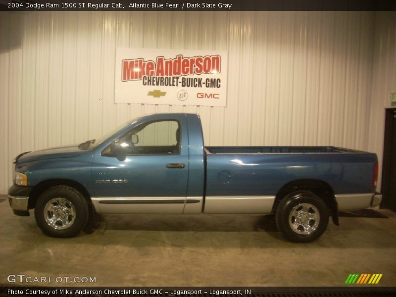 Atlantic Blue Pearl / Dark Slate Gray 2004 Dodge Ram 1500 ST Regular Cab