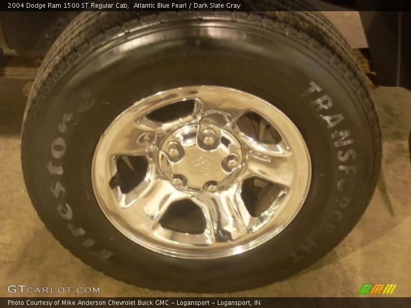 Atlantic Blue Pearl / Dark Slate Gray 2004 Dodge Ram 1500 ST Regular Cab