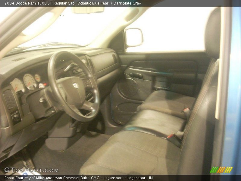 Atlantic Blue Pearl / Dark Slate Gray 2004 Dodge Ram 1500 ST Regular Cab