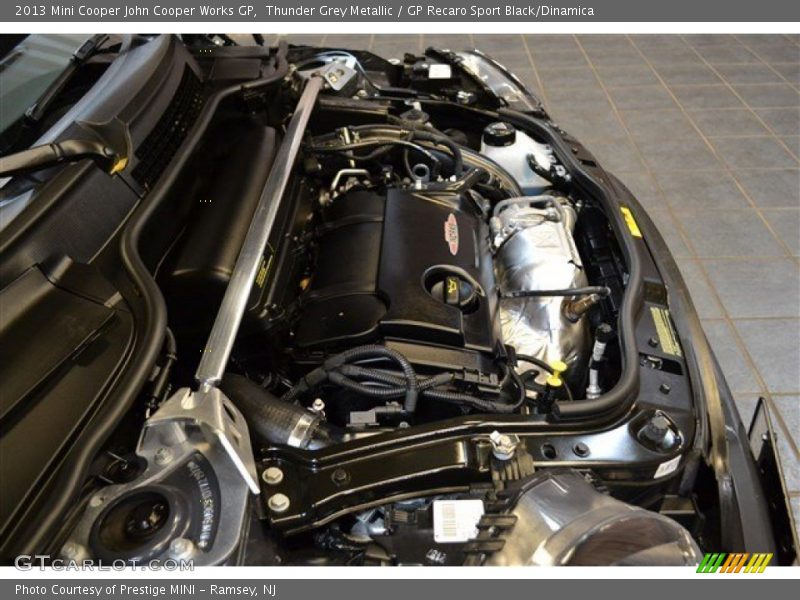 Thunder Grey Metallic / GP Recaro Sport Black/Dinamica 2013 Mini Cooper John Cooper Works GP